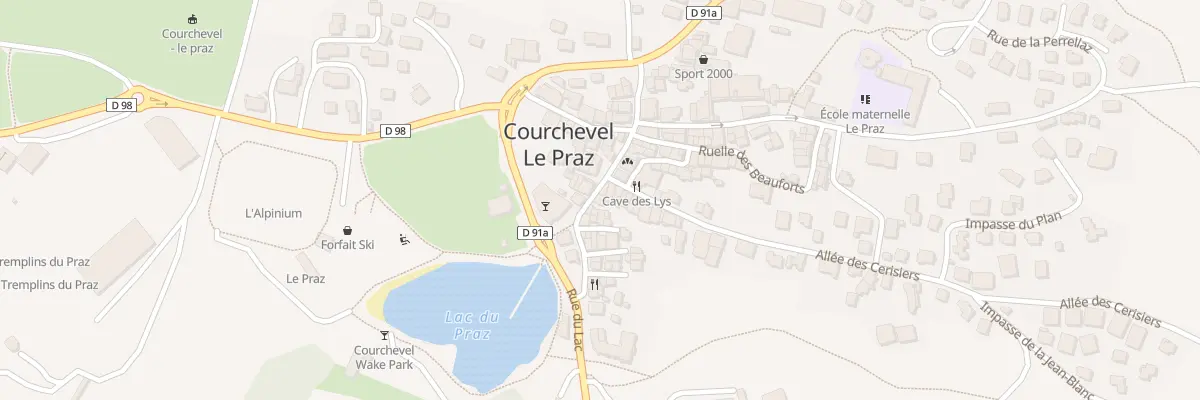 Plan du 117 Rue de la Chapelle à Courchevel