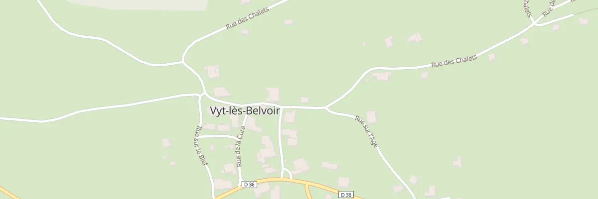 Plan du 10 Rue des Fontaines à Vyt-lès-Belvoir