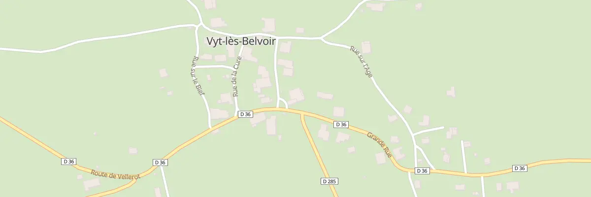 Plan du 5B Gr Grande Rue à Vyt-lès-Belvoir