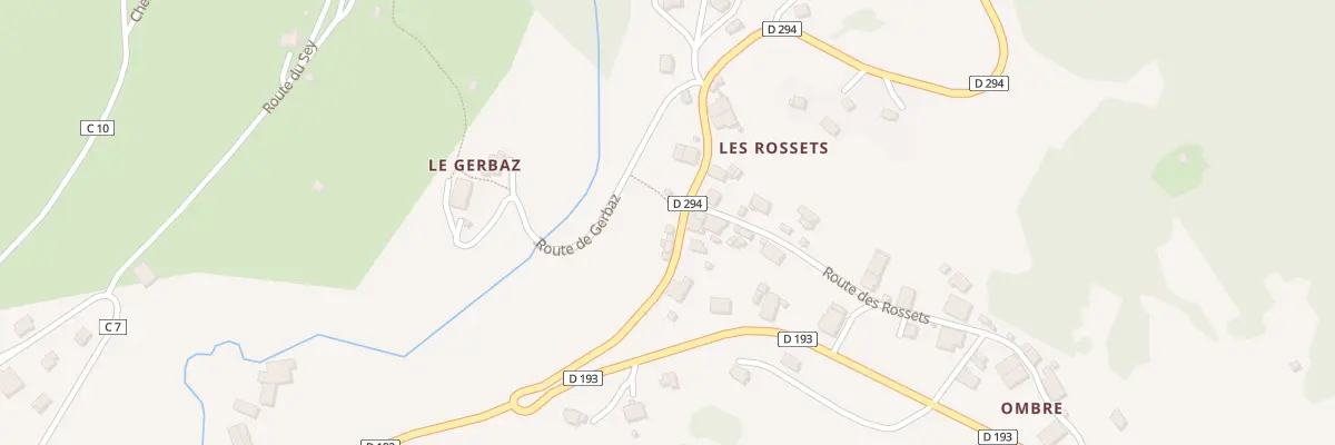 Plan du 195 Rte de la Besentière à Seytroux