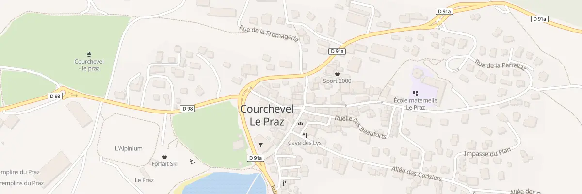 Plan du 34 Rue de la Chapelle à Courchevel