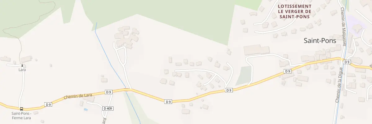 Plan du 142 Imp de Champ Lara à Saint-Pons