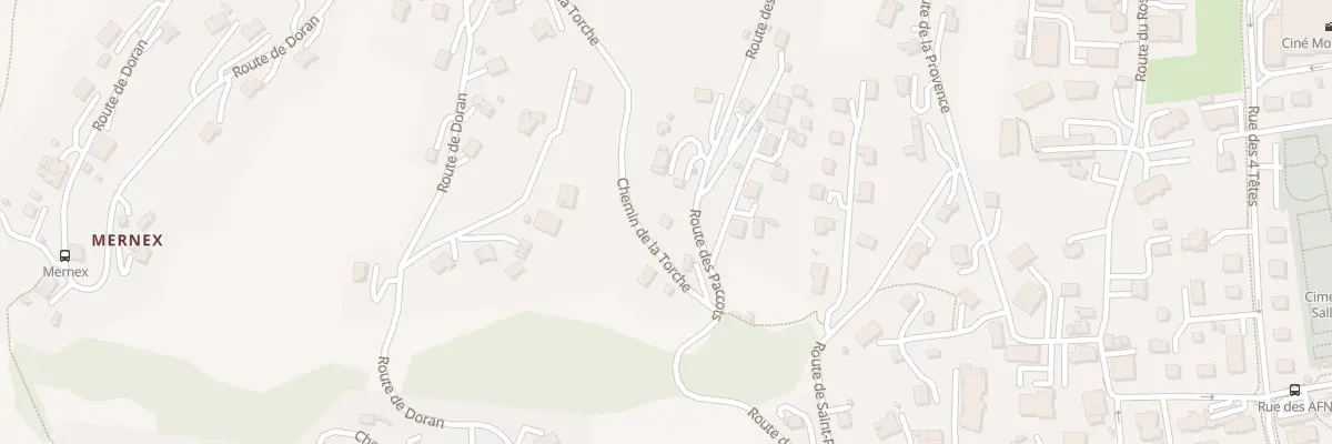 Plan du 235 Rte des Paccots à Sallanches