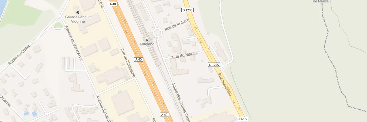 Plan du 1552 Rue du Marais à Magland