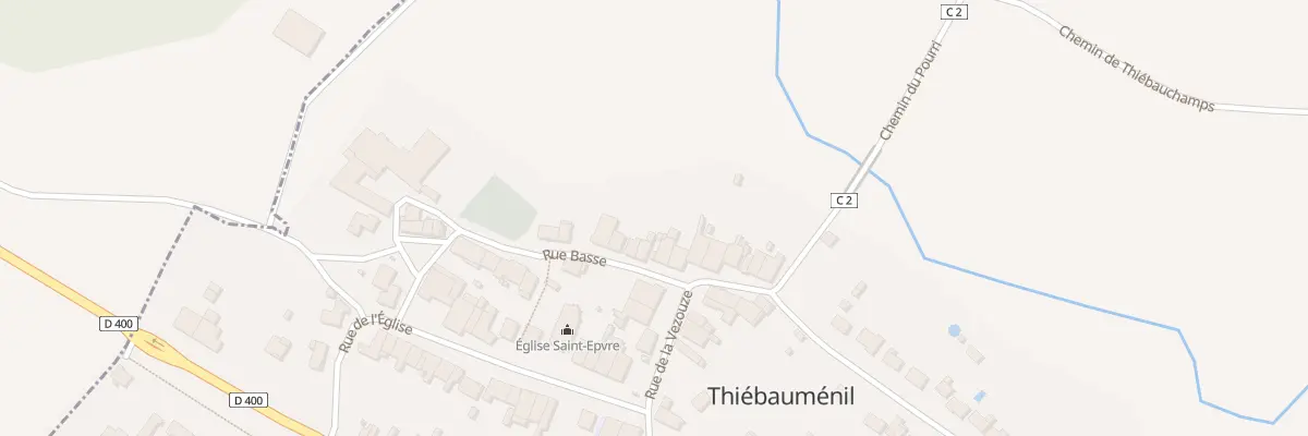 Plan du 9 Rue Basse à Thiébauménil