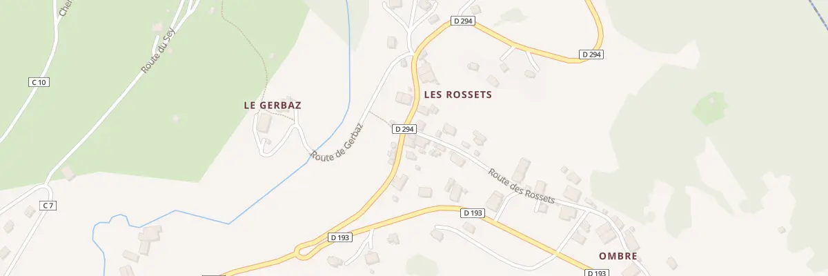 Plan du 413 Rte des Rossets à Seytroux