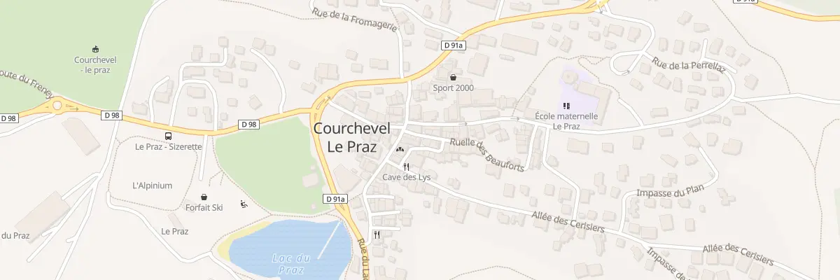 Plan du 22 Rle des Beauforts à Courchevel