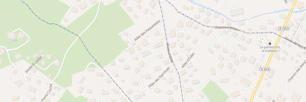 Plan du 62 All des Prés d’Odier à Demi-Quartier