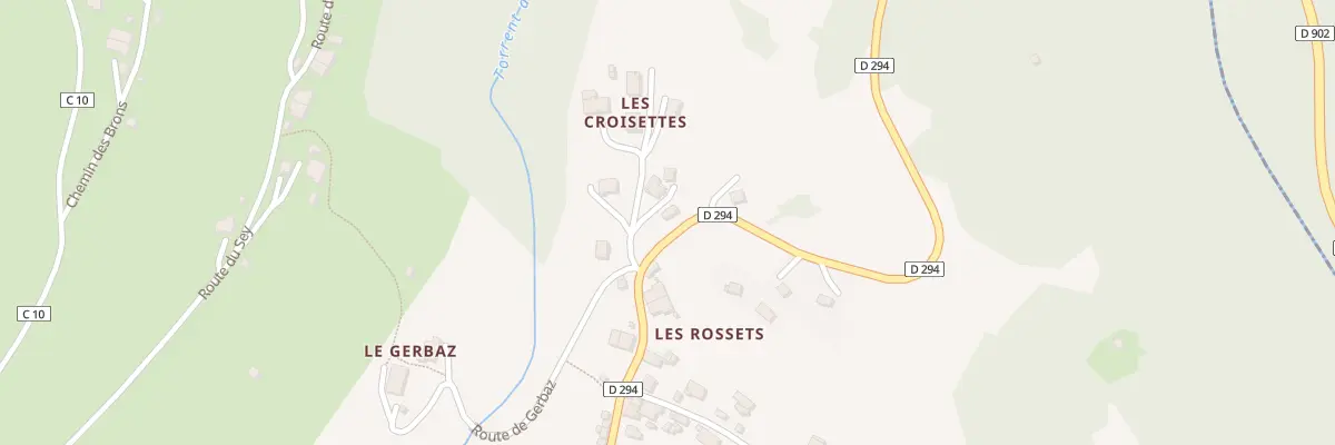 Plan du 345 Rte de la Besentière à Seytroux