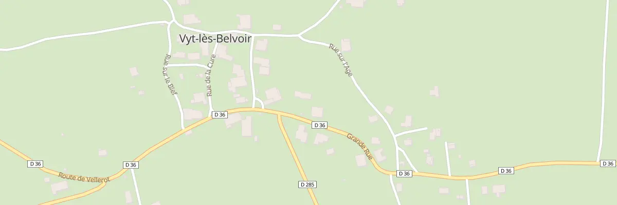 Plan du 7B Gr Grande Rue à Vyt-lès-Belvoir