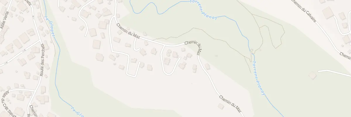 Plan du 151 Imp du Haut des Mouilles à Megève