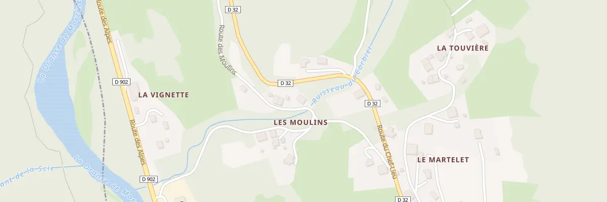 Plan du 399 Rte des Moulins au Biot