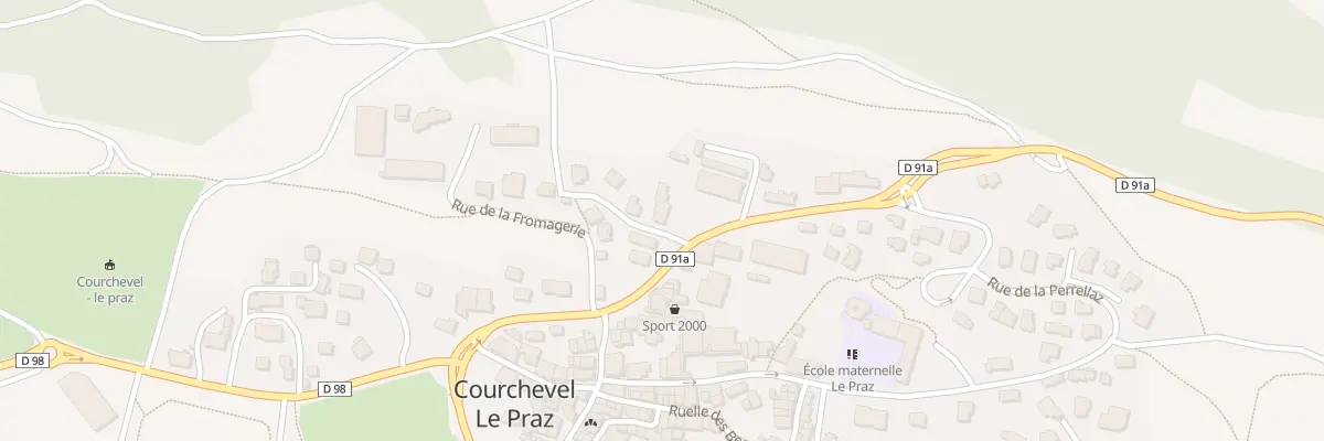 Plan du 224 Rue de la Madelon à Courchevel