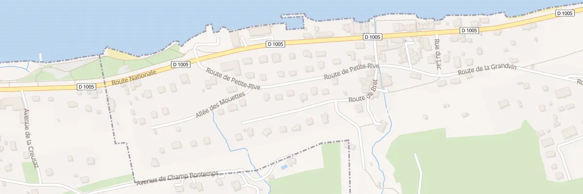 Plan du 263 Rte de petite Rive à Maxilly-sur-Léman