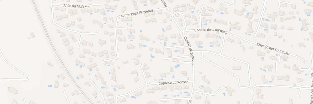Plan du 935 Che de Bellevue à Roquebrune-sur-Argens
