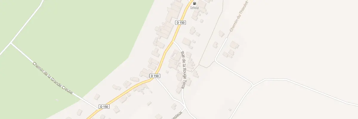 Plan du 2 Rue de la Rouge Terre à Vathiménil