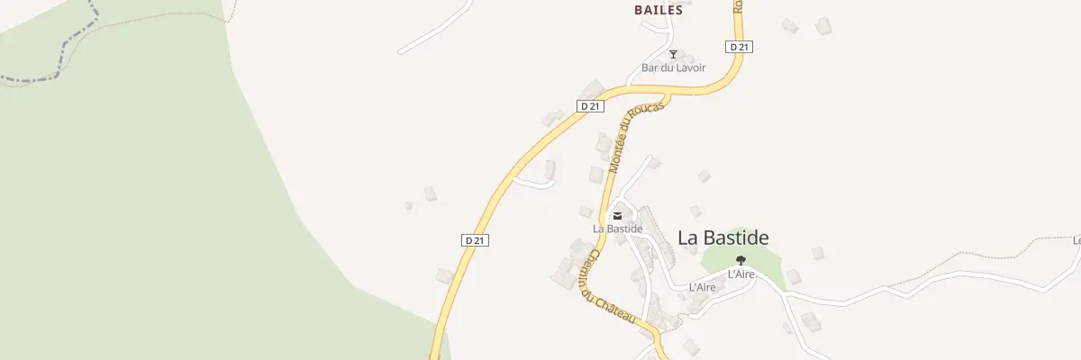Plan du 5212 La Ferrage à La Bastide