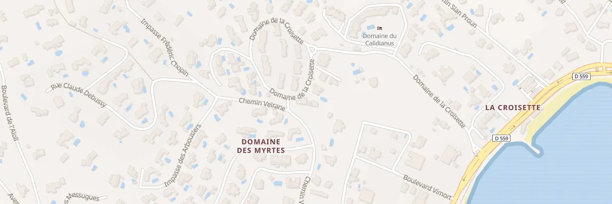 Plan du 16B Dom de la Croisette à Sainte-Maxime