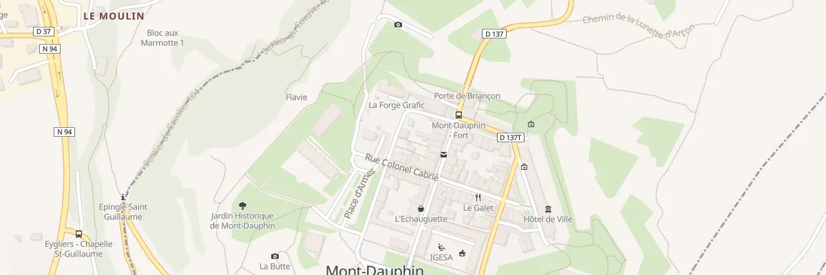 Plan du 5025 Montdauphin à Mont-Dauphin