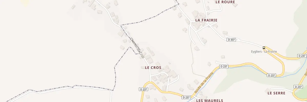 Plan du 5286 Le Cros à Eygliers
