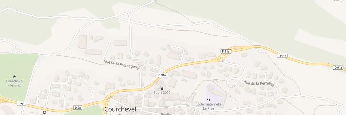 Plan du 184 Rue de la Madelon à Courchevel