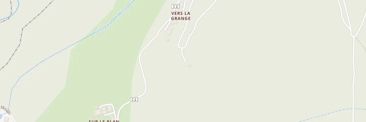 Plan du 2430 Rte de Nicodex à La Baume