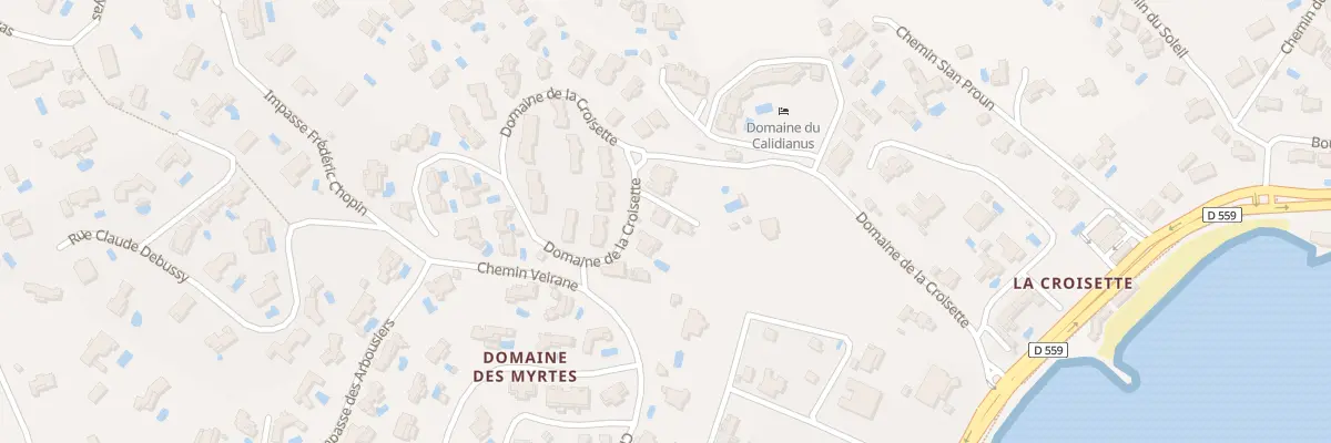 Plan du 9533 La Croisette à Sainte-Maxime