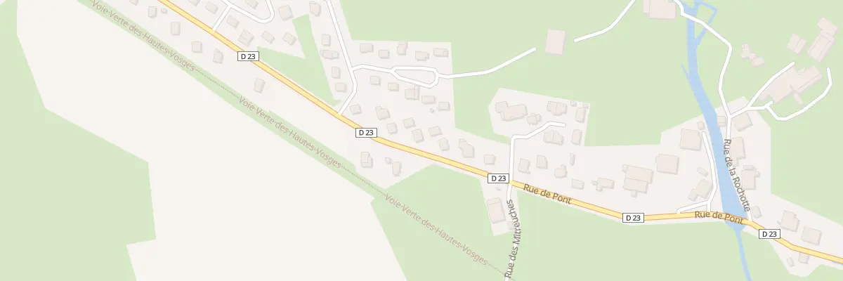Plan du 1764 Rue de Pont à Dommartin-lès-Remiremont