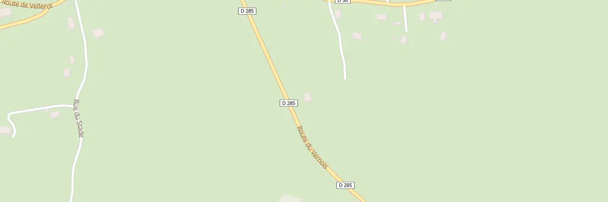 Plan du 1 Rte du Vernois à Vyt-lès-Belvoir