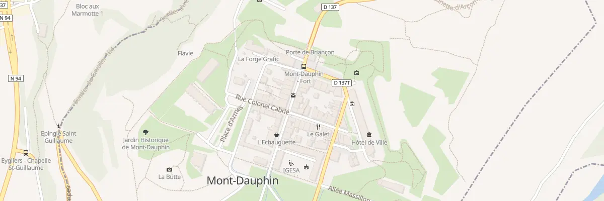 Plan du 9 Rue Catinat à Mont-Dauphin