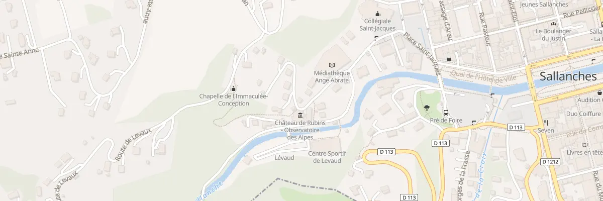 Plan du 108 Rue Montee des Rubins à Sallanches