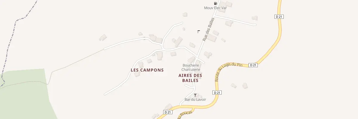 Plan du 5109 Les Campons à La Bastide