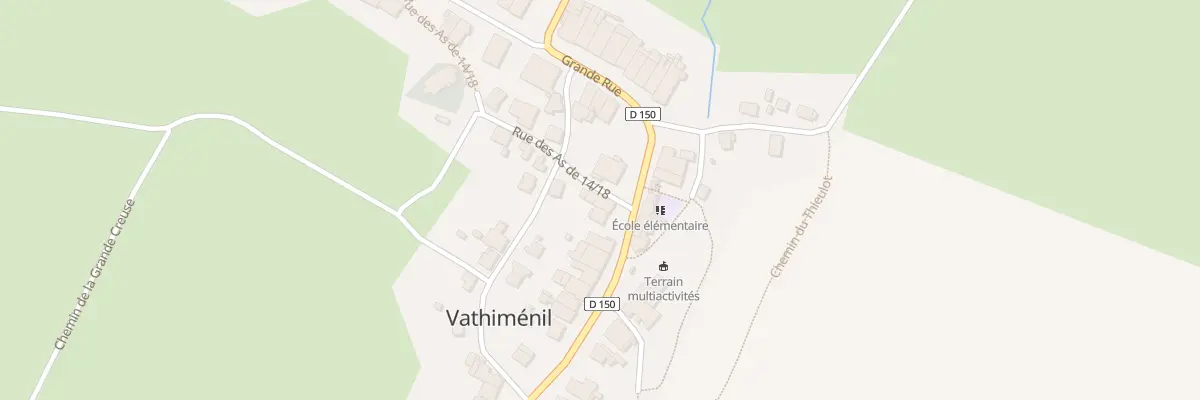 Plan du 1 Rue As de 14 - 18 à Vathiménil