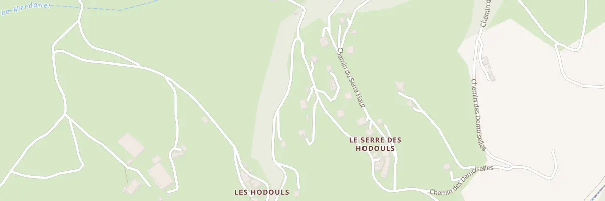 Plan du 592 Rte du Serre des Hodouls à Saint-Crépin