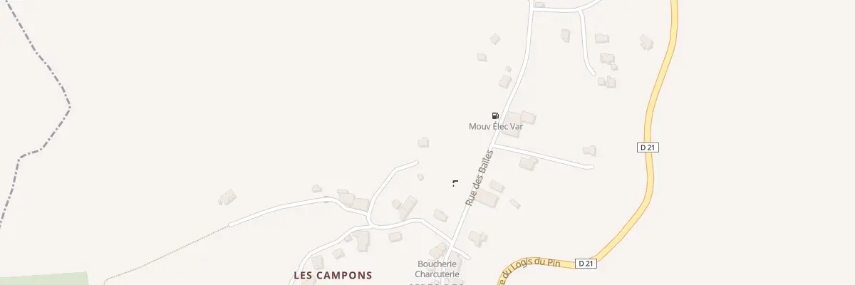 Plan du 5101 Les Campons à La Bastide
