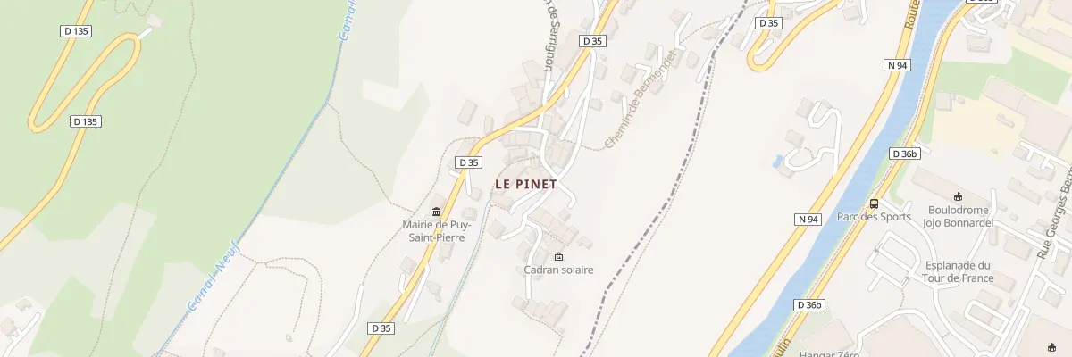 Plan du 9047 Le Pinet à Puy-Saint-Pierre
