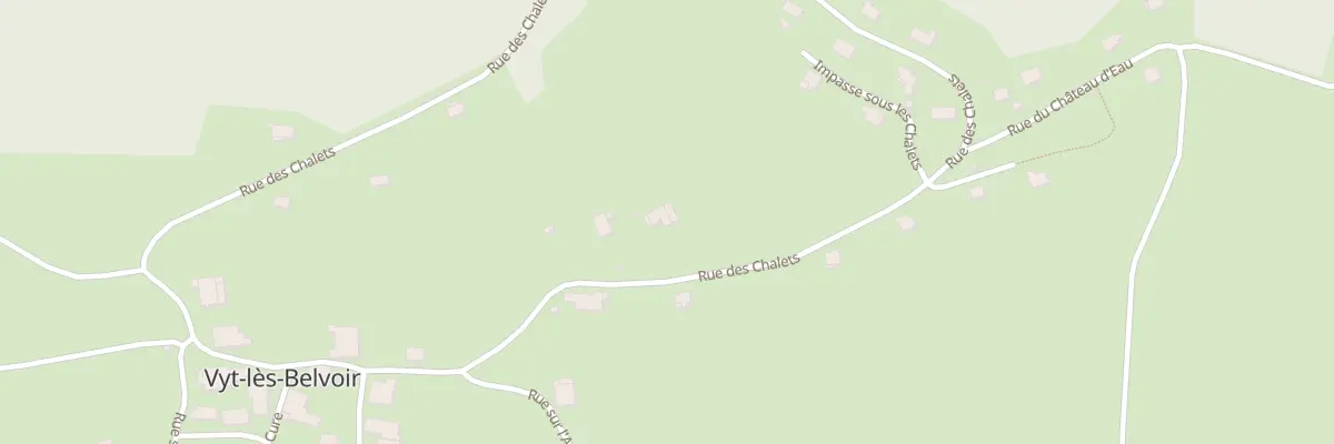 Plan du 1B Rue des Chalets à Vyt-lès-Belvoir