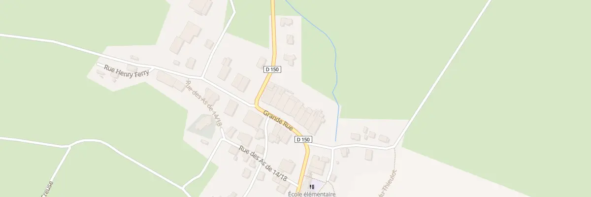 Plan du 4 Grande Rue à Vathiménil