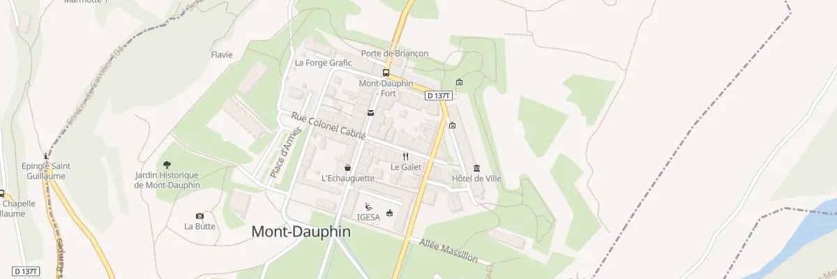 Plan du 6 Rue Colonel Cabrié à Mont-Dauphin