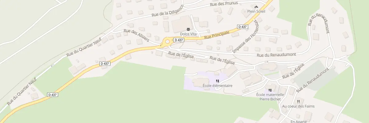 Plan du 13 Rue de l’Eglise aux Fins