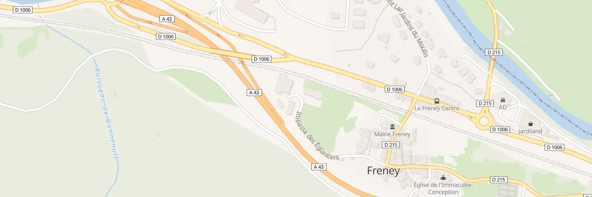 Plan du 270 Imp des Églantiers à Freney