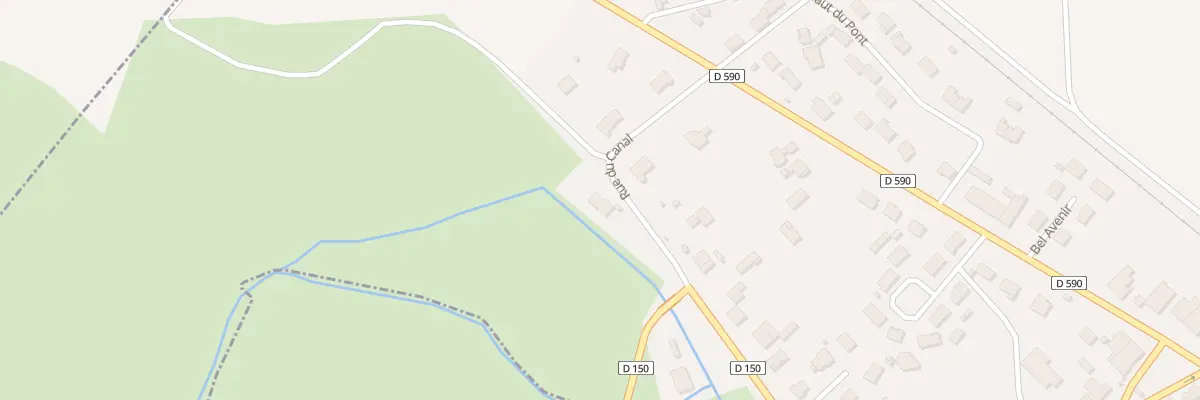 Plan du 45 Rue du Canal à Vathiménil