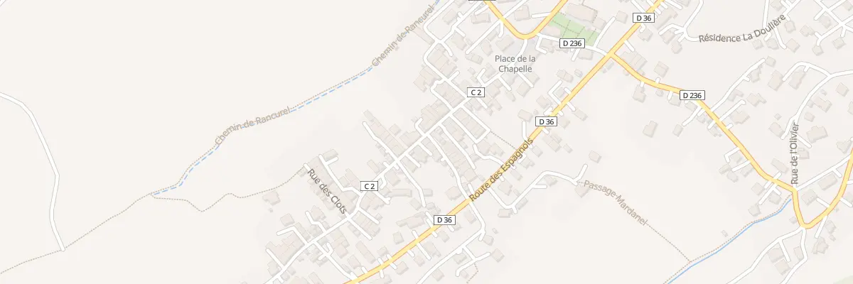 Plan du 1 Rue du Rosier à Villar-Saint-Pancrace