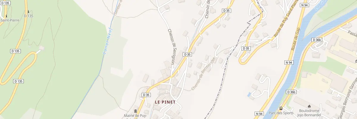Plan du 64 Rte de Puy St Pierre à Puy-Saint-Pierre