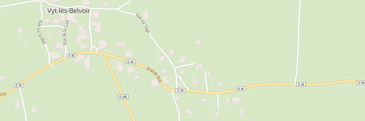 Plan du 4 Rue sur l’Age à Vyt-lès-Belvoir