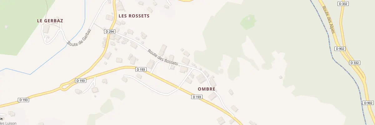 Plan du 184 Rte des Rossets à Seytroux