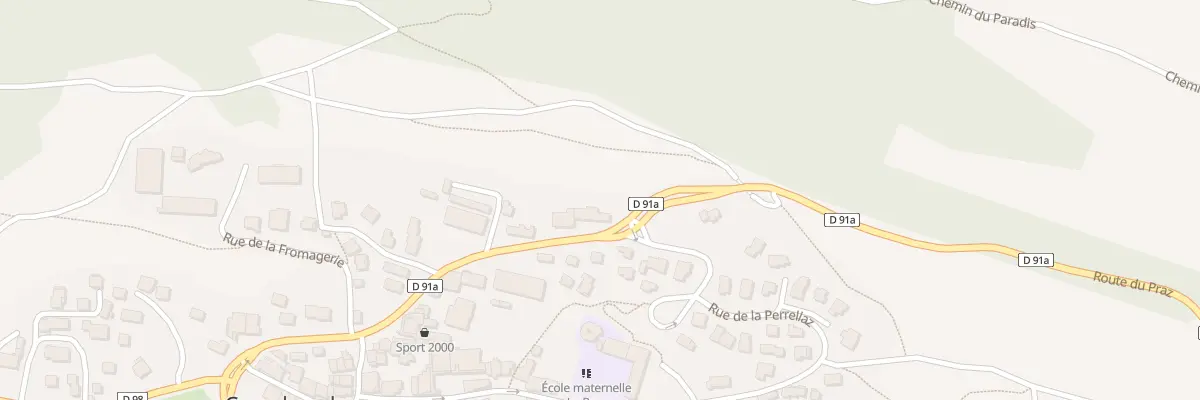 Plan du 80 Rue de la Madelon à Courchevel