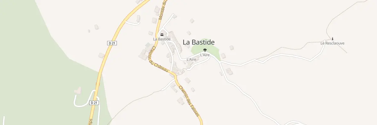Plan du 5020 Le Village à La Bastide