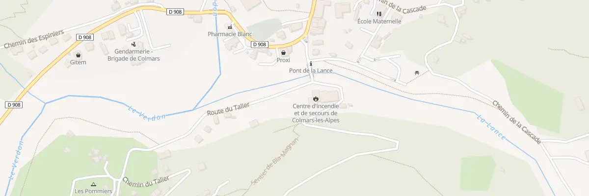 Plan du 5142 Le Talier à Colmars