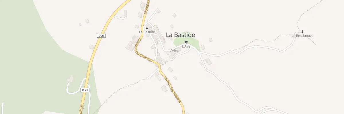 Plan du 5178 Le Village à La Bastide